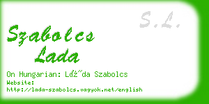 szabolcs lada business card